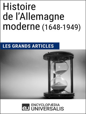 cover image of Histoire de l'Allemagne moderne (1648-1949)